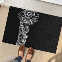 Polynesian Art Traditional Tattoo Pattern Rubber Doormat LT03 - Polynesian Pride