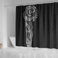 Polynesian Art Traditional Tattoo Pattern Shower Curtain LT03 - Polynesian Pride
