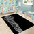 Polynesian Art Traditional Tattoo Area Rug Simple Style