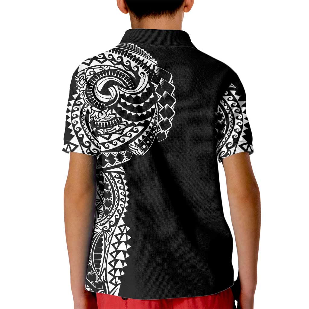 Polynesian Art Traditional Tattoo Kid Polo Shirt Simple Style LT03 - Polynesian Pride