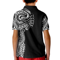 Polynesian Art Traditional Tattoo Kid Polo Shirt Simple Style LT03 - Polynesian Pride