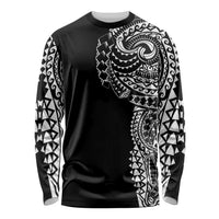 Polynesian Art Traditional Tattoo Long Sleeve Shirt Simple Style