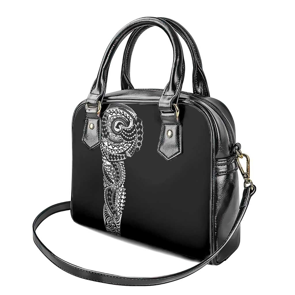 Polynesian Art Traditional Tattoo Shoulder Handbag Simple Style