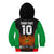 Custom PNG Mendi Muruks Rugby Kid Hoodie The Cassowary Head and PNG Bird Polynesian Tattoo LT03 - Polynesian Pride