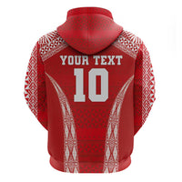 Custom Tonga Pacific Rugby 2024 Hoodie Ngatu Tribal Pattern LT03 - Polynesian Pride