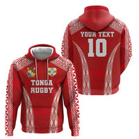 Custom Tonga Pacific Rugby 2024 Hoodie Ngatu Tribal Pattern LT03 - Polynesian Pride