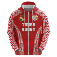 Custom Tonga Pacific Rugby 2024 Hoodie Ngatu Tribal Pattern LT03 - Polynesian Pride