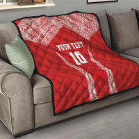 Custom Tonga Pacific Rugby 2024 Quilt Ngatu Tribal Pattern