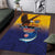 American Samoa Fautasi Area Rug Bald Eage and Sailfish with Kakau Motifs - Polynesian Pride