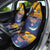 American Samoa Fautasi Car Seat Cover Bald Eage and Sailfish with Kakau Motifs - Polynesian Pride