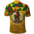 Melanesian Vanuatu Polo Shirt With Tapa Tribal Pattern and Triangle Geometric Tricolor - Polynesian Pride