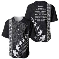 New Zealand Rugby Baseball Jersey Haka Dance Tribal God Mask Maori Pattern LT03 - Polynesian Pride