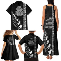 New Zealand Rugby Family Matching Tank Maxi Dress and Hawaiian Shirt Haka Dance Tribal God Mask Maori Pattern LT03 - Polynesian Pride