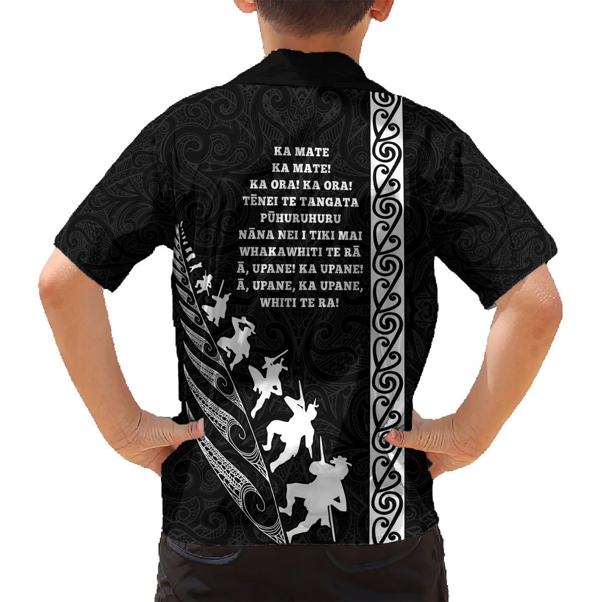 New Zealand Rugby Hawaiian Shirt Haka Dance Tribal God Mask Maori Pattern LT03 - Polynesian Pride