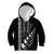 New Zealand Rugby Kid Hoodie Haka Dance Tribal God Mask Maori Pattern LT03 Hoodie Black - Polynesian Pride