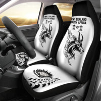 South Africa and New Zealand Car Seat Cover Champion History Go Final 2023 Vintage Style LT03 - Polynesian Pride