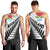 New Zealand Auckland Men Tank Top Auckland's Emblem and Silver Ferns - Maori Art Tattoo