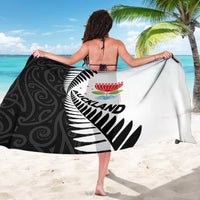 New Zealand Auckland Sarong Auckland's Emblem and Silver Ferns - Maori Art Tattoo
