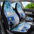 New Zealand Nelson Car Seat Cover Nelson's Flag and Seal - Maori Art Tattoo