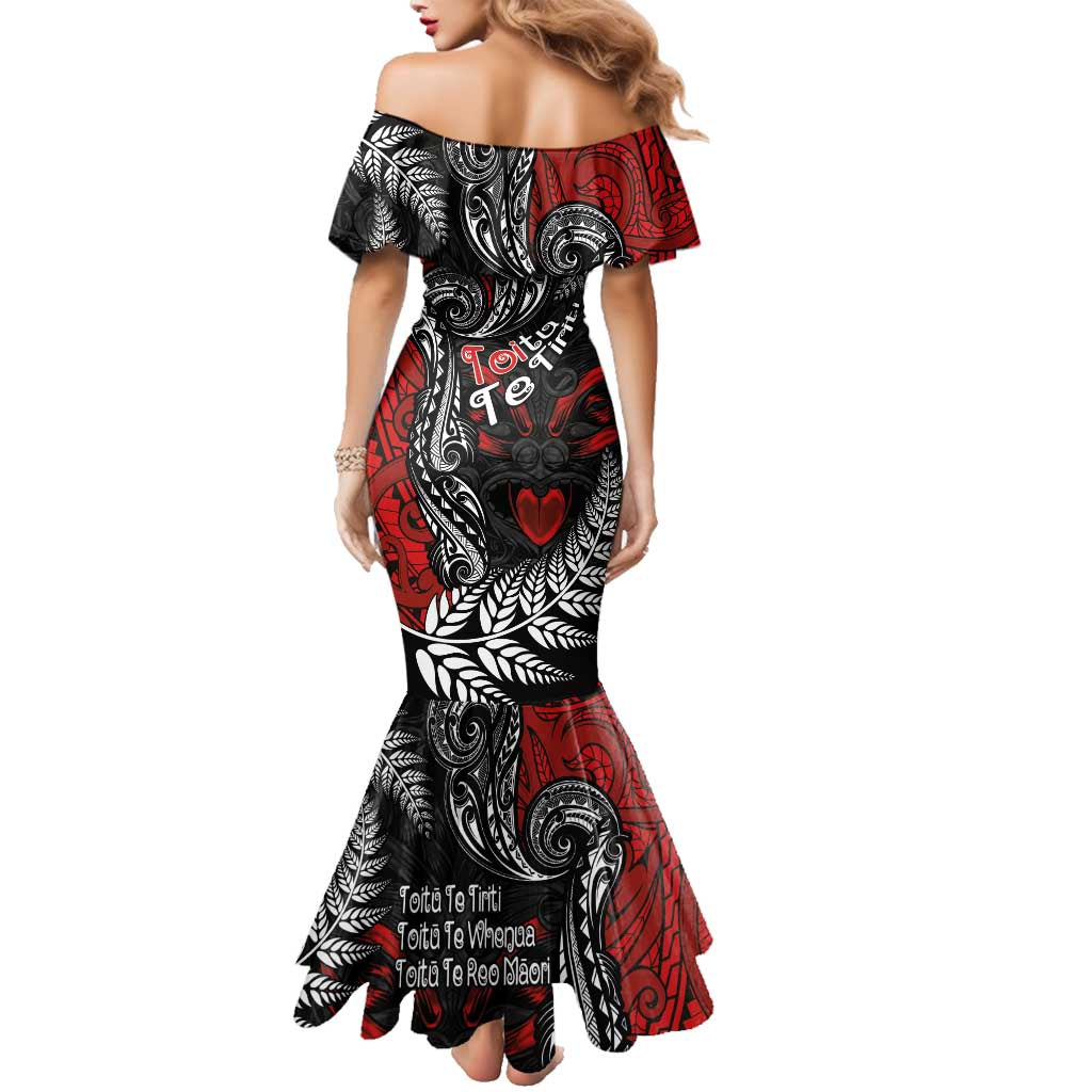 Aotearoa Toitu Te Tiriti Family Matching Mermaid Dress and Hawaiian Shirt New Zealand Honour the Treaty - Te Tiriti Is Us LT03 - Polynesian Pride