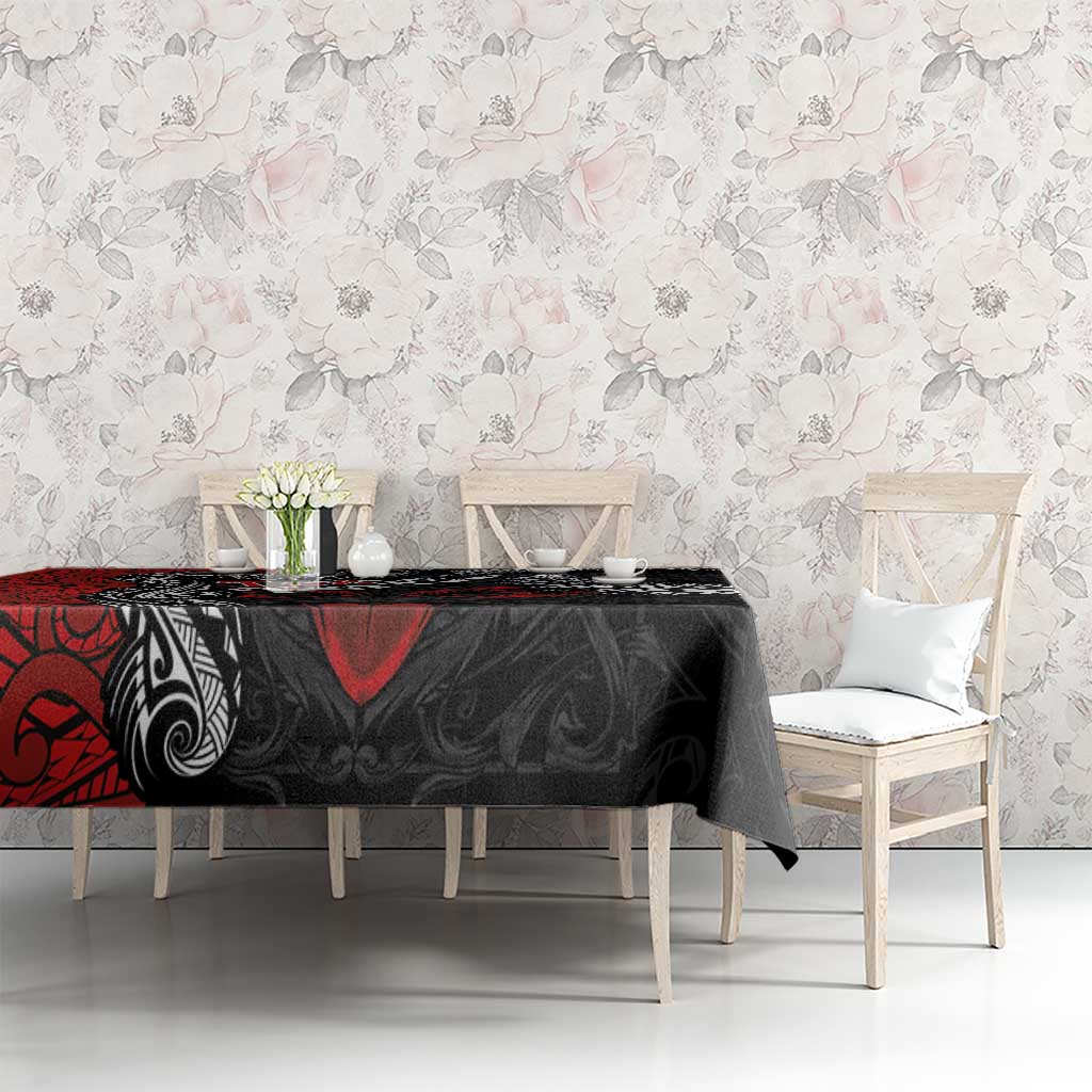 Aotearoa Toitu Te Tiriti Tablecloth New Zealand Honour the Treaty - Te Tiriti Is Us LT03 - Polynesian Pride