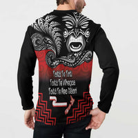Aotearoa Toitu Te Tiriti Button Sweatshirt New Zealand Honour the Treaty - Fight Together LT03 - Polynesian Pride