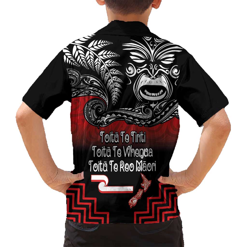 Aotearoa Toitu Te Tiriti Family Matching Puletasi and Hawaiian Shirt New Zealand Honour the Treaty - Fight Together LT03 - Polynesian Pride