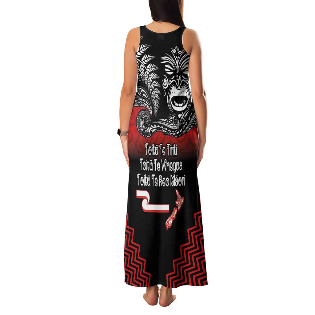 Aotearoa Toitu Te Tiriti Family Matching Tank Maxi Dress and Hawaiian Shirt New Zealand Honour the Treaty - Fight Together LT03 - Polynesian Pride