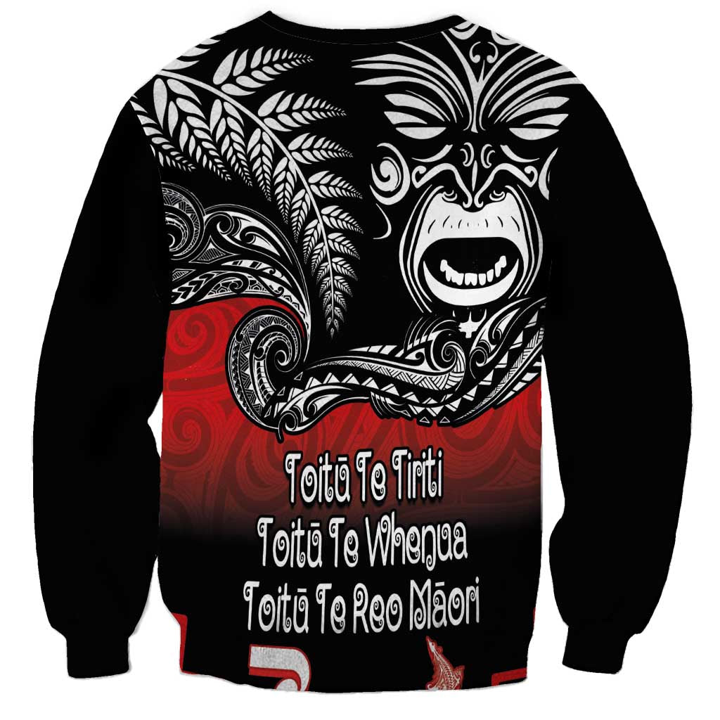 Aotearoa Toitu Te Tiriti Sweatshirt New Zealand Honour the Treaty - Fight Together