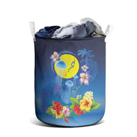 Palau Jellyfish Laundry Basket Ocean Heritage Tropical Plants - Polynesian Pride