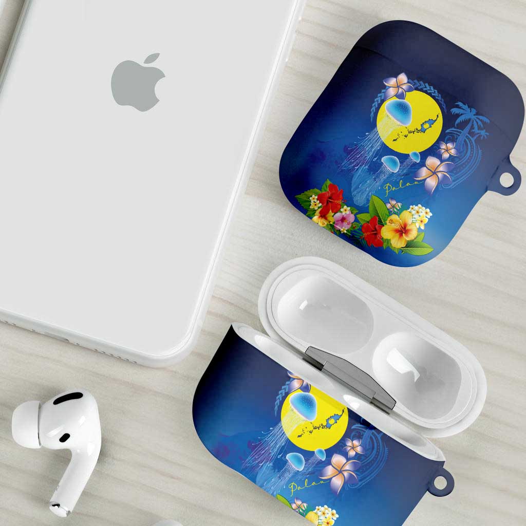 Palau Jellyfish AirPods Case Ocean Heritage Tropical Plants - Polynesian Pride