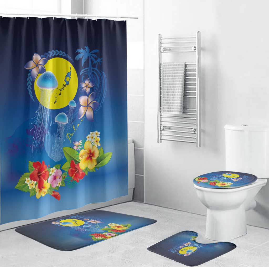 Palau Jellyfish Bathroom Set Ocean Heritage Tropical Plants - Polynesian Pride
