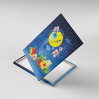 Palau Jellyfish Canvas Wall Art Ocean Heritage Tropical Plants - Polynesian Pride