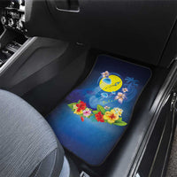 Palau Jellyfish Car Mats Ocean Heritage Tropical Plants - Polynesian Pride