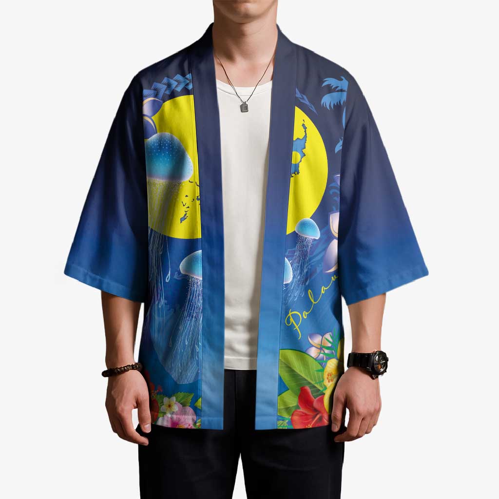 Palau Jellyfish Kimono Ocean Heritage Tropical Plants - Polynesian Pride