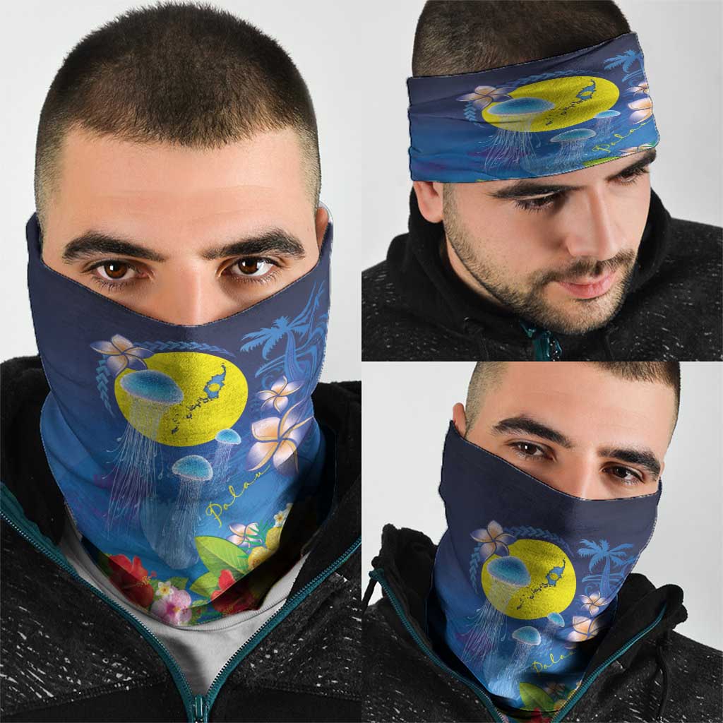 Palau Jellyfish Neck Gaiter Ocean Heritage Tropical Plants - Polynesian Pride