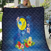 Palau Jellyfish Quilt Ocean Heritage Tropical Plants - Polynesian Pride