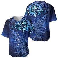 New Zealand Matariki Baseball Jersey Maori Pattern and Silver Fern LT03 - Polynesian Pride