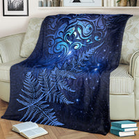New Zealand Matariki Blanket Maori Pattern and Silver Fern LT03 - Polynesian Pride