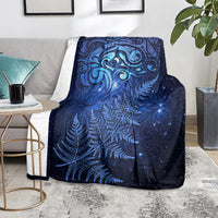 New Zealand Matariki Blanket Maori Pattern and Silver Fern LT03 - Polynesian Pride