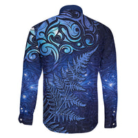 New Zealand Matariki Family Matching Summer Maxi Dress and Hawaiian Shirt Maori Pattern and Silver Fern LT03 - Polynesian Pride