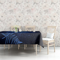 New Zealand Matariki Tablecloth Maori Pattern and Silver Fern LT03 - Polynesian Pride
