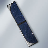 Aotearoa New Zealand New Year Auto Sun Shade Tribal Koru Tattoo Blue Galaxy Maori Silver Fern LT03 - Polynesian Pride
