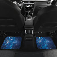 Aotearoa New Zealand New Year Car Mats Tribal Koru Tattoo Blue Galaxy Maori Silver Fern LT03 Set 2pcs - Back Blue - Polynesian Pride