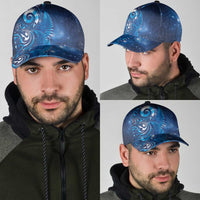 Aotearoa New Zealand New Year Classic Cap Tribal Koru Tattoo Blue Galaxy Maori Silver Fern LT03 - Polynesian Pride