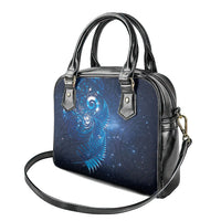 Aotearoa New Zealand New Year Shoulder Handbag Tribal Koru Tattoo Blue Galaxy Maori Silver Fern LT03 - Polynesian Pride