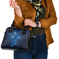 Aotearoa New Zealand New Year Shoulder Handbag Tribal Koru Tattoo Blue Galaxy Maori Silver Fern LT03 - Polynesian Pride