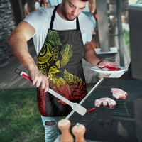 Aotearoa Moko Tribal Tattoo Apron New Zealand Maori Penguin and Fantail Reggae Style