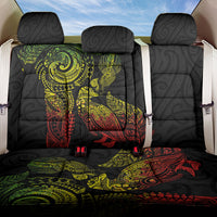 Aotearoa Moko Tribal Tattoo Back Car Seat Cover New Zealand Maori Penguin and Fantail Reggae Style LT03 One Size Multicolor - Polynesian Pride
