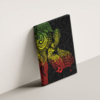 Aotearoa Moko Tribal Tattoo Canvas Wall Art New Zealand Maori Penguin and Fantail Reggae Style